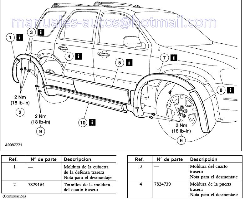 Manual De Reparacion Ford Escape 2005 2006 2007 2008 2009